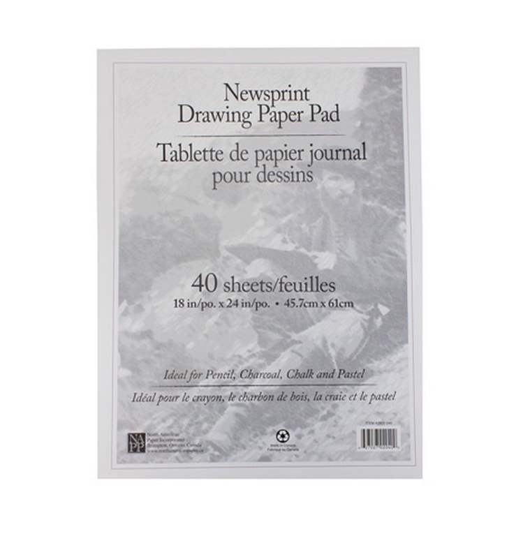 18x24 Newsprint Pad - 40 sheets