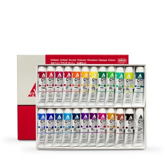 Holbein Acrylic Gouache 20ml/40ml Master Set of 12