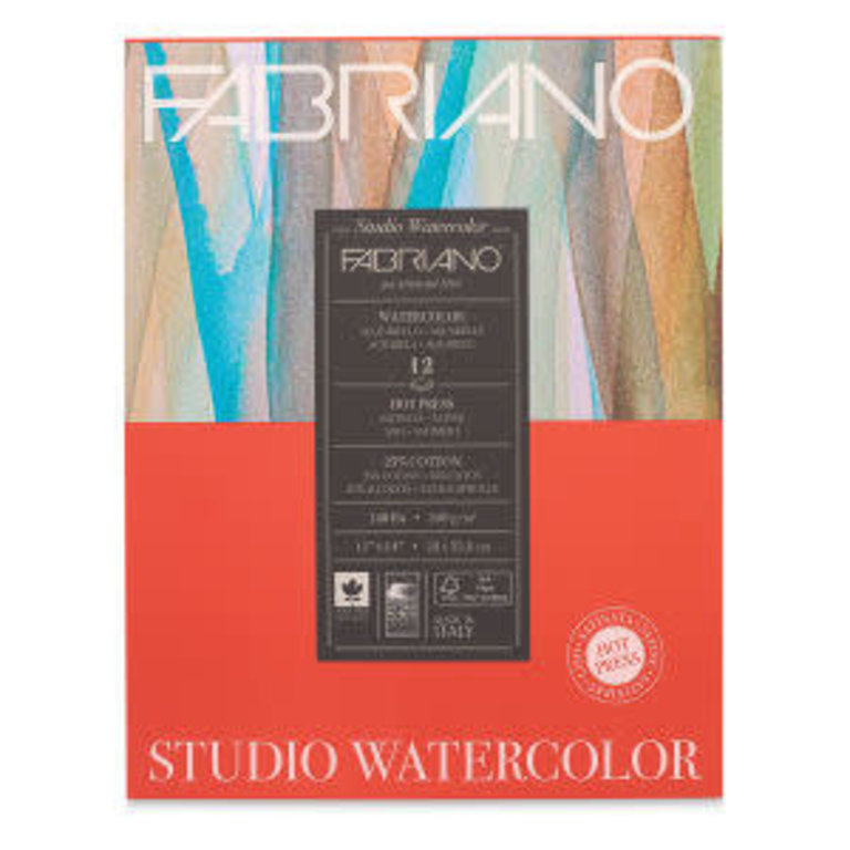 Fabriano Fabriano Studio Watercolour Pad - Hot Press