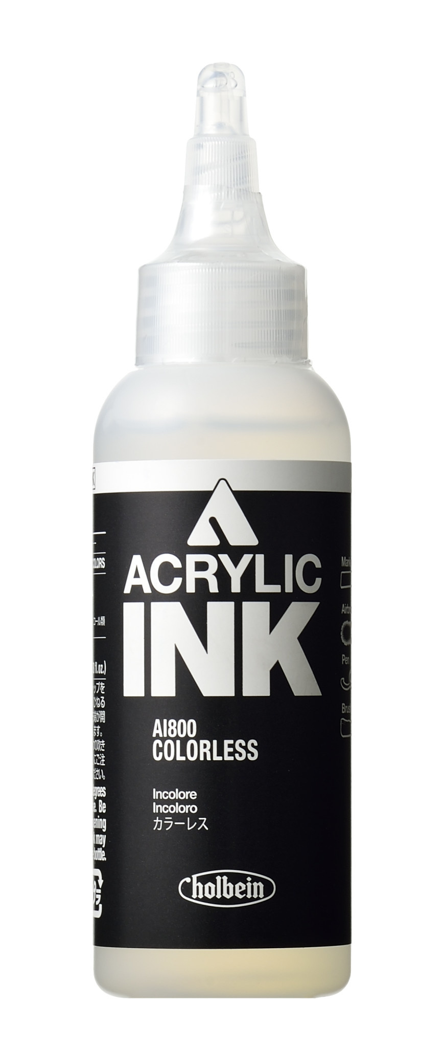 HOLBEIN Acrylink Ink 100ml – Super Opaque Black – Foxy Studio