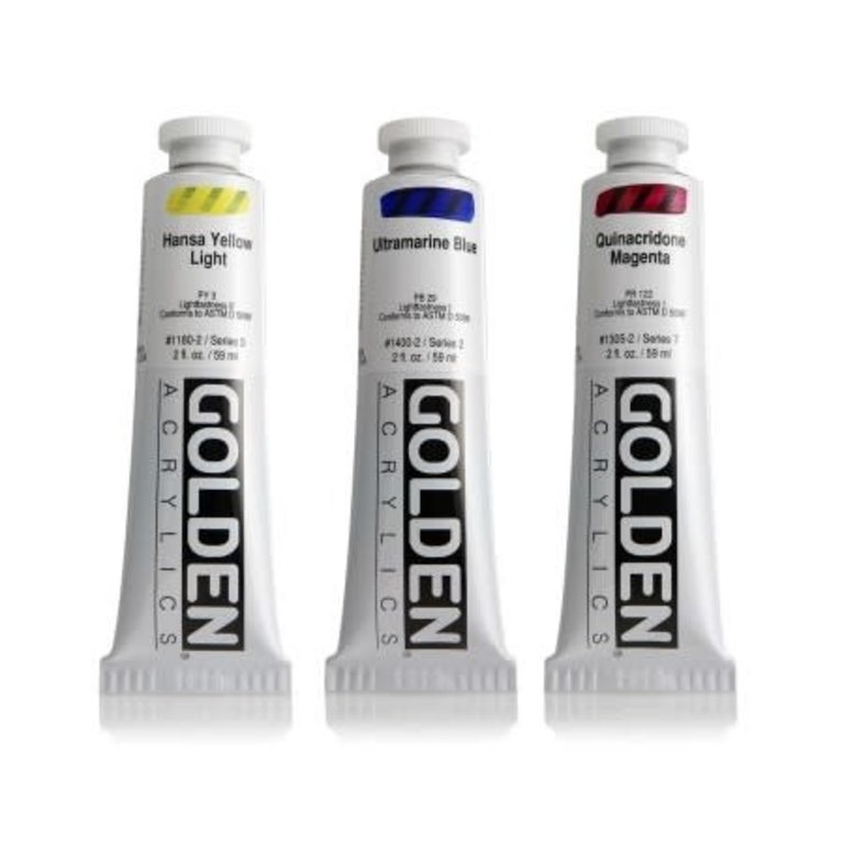 Golden Acrylics Heavy Body Series 1 2 fl oz - ARTiculations