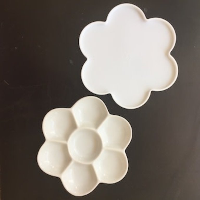 Jack Richeson & Co., Inc Ceramic Flower Palette with 7 Wells