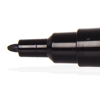 17 Black Acrylic Paint Pens Bundle 5 Extra Fine Tip Black Paint Markers 12  Medium Tip Black Paint Markers 