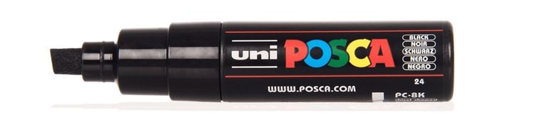 Posca POSCA Acrylic Marker - Broad Chisel Tip - PC-8K