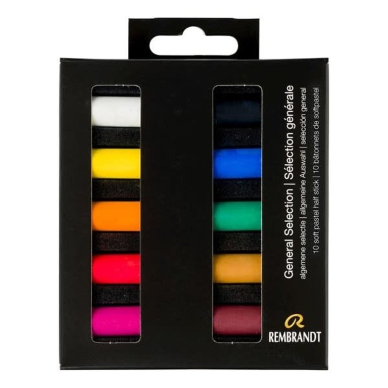 Rembrandt Rembrandt Soft Pastel Half Stick Set of 10 - General Selection