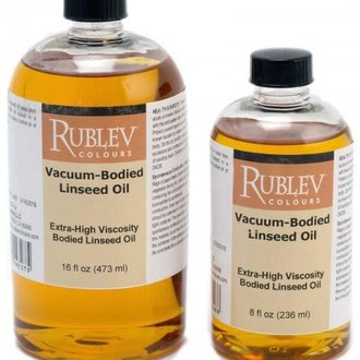 Rublev Rublev Colours Vacuum Bodied (Medium Viscosity) Linseed Oil 8 fl oz / 236 ml