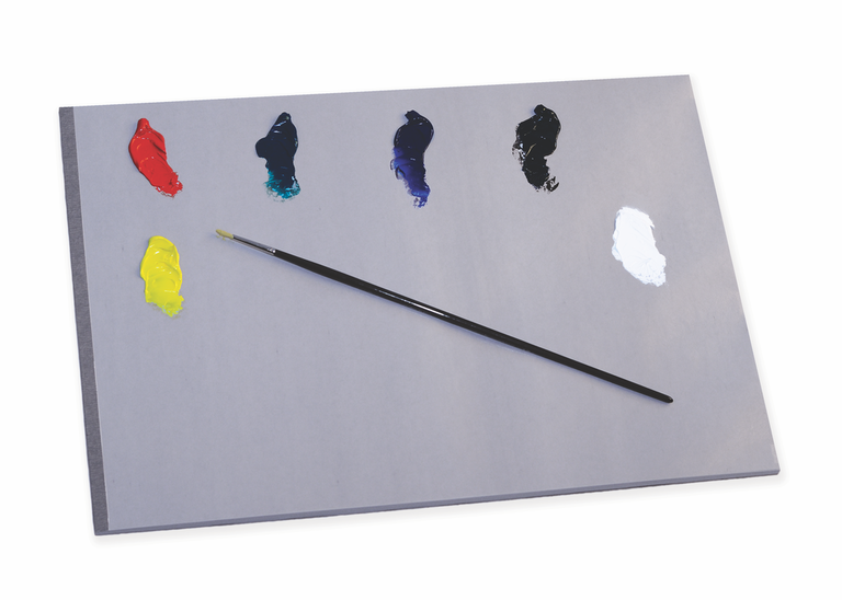 New Wave Disposable Grey Paper Palette Pad - 11x16