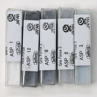 HK Holbein Artist Materials Holbein Soft Pastels Neutrals