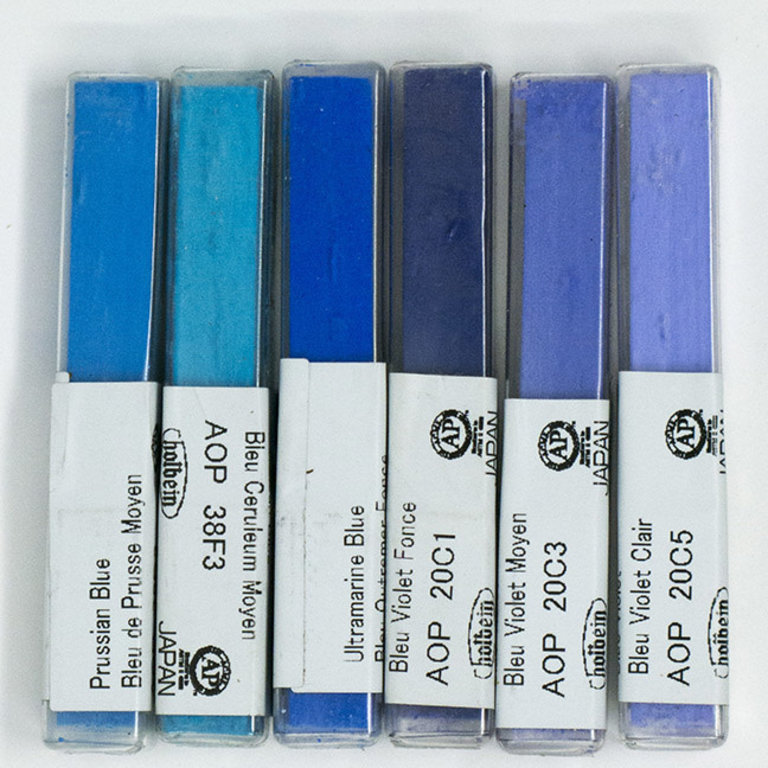 HK Holbein Artist Materials Blue - Violet Colours of Holbein Oil Pastel Singles