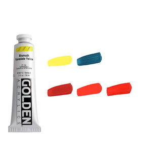 Holbein Mat Acrylics - Fine Gold, 120ml Tube