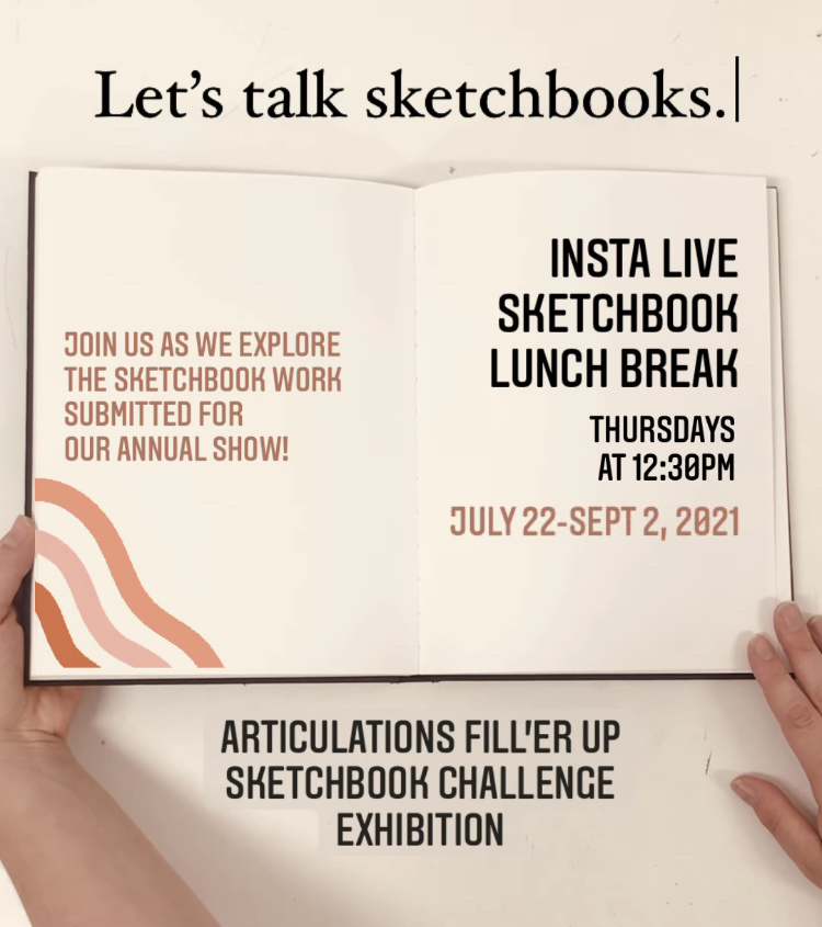 ARTiculations Insta Live Sketchbook Lunch Break