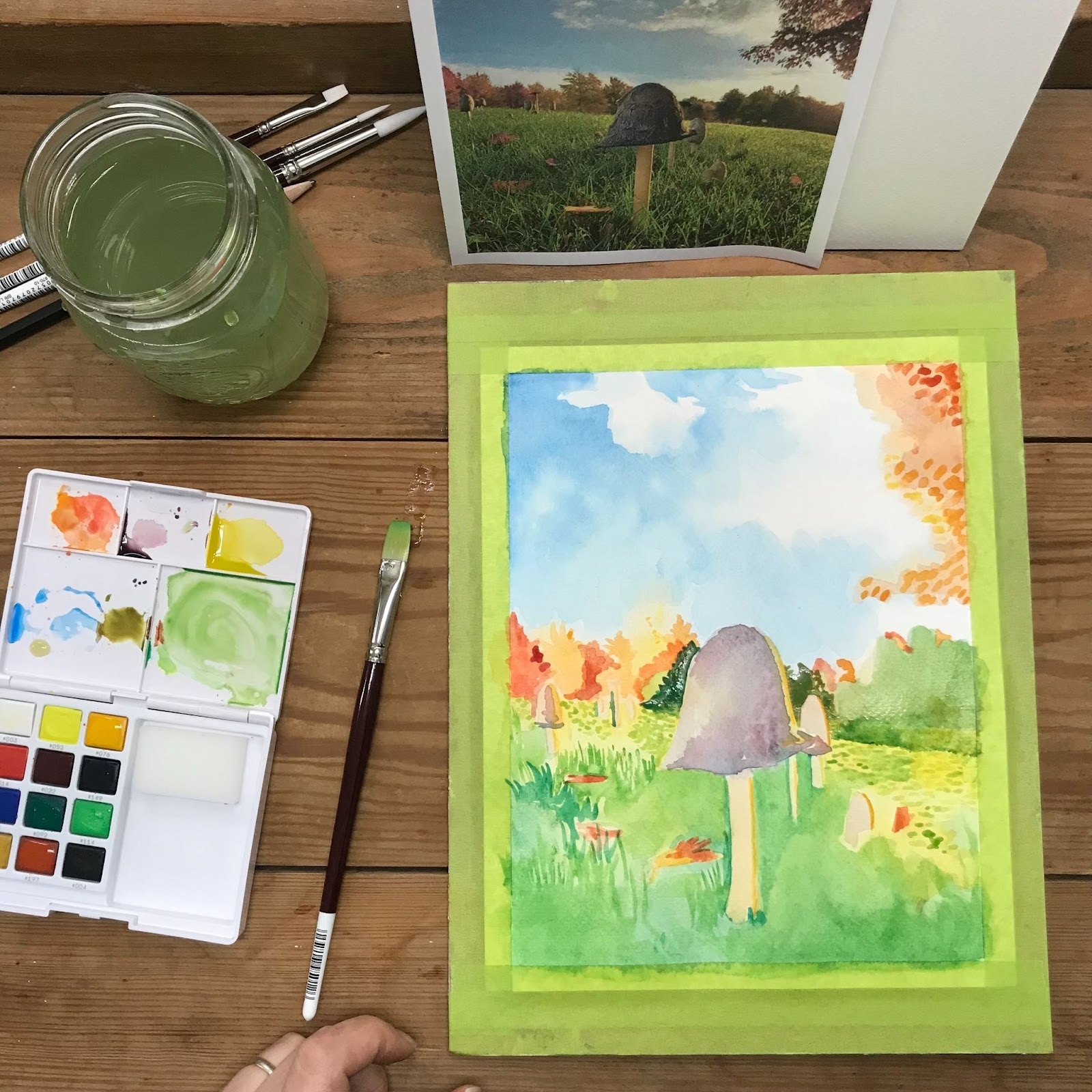 10 Easy Watercolour Painting Ideas For Beginners