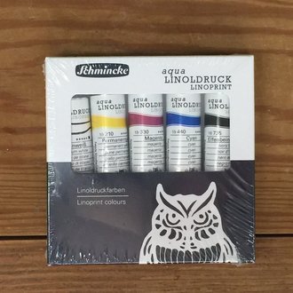 Schmincke Schmincke Aqua Linoprint Painting Set - 5 x 20ml