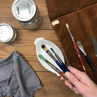 How to Clean Oil Paint Brushes without Toxic Solvents
