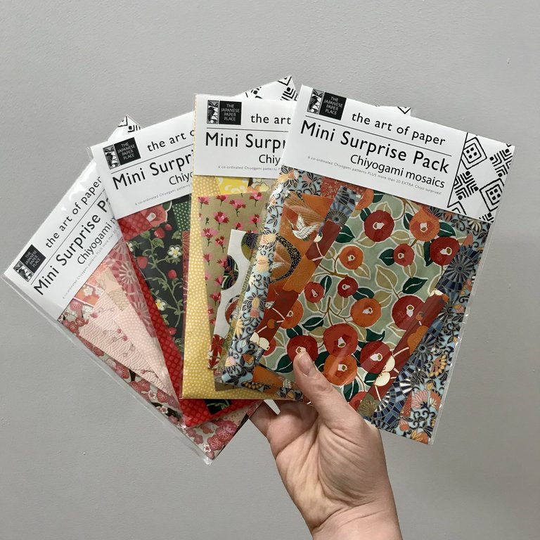 The Japanese Paper Place The Art of Paper - Mini Surprise Pack - Chiyogami Mosaics - JPP