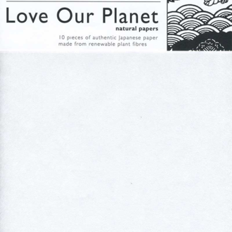 The Japanese Paper Place Love Our Planet Pack - Kozuke White 8.5"x11” (10 pc) The Japanese Paper Place Love Our Planet Pack - Kozuke White 8.5"x11” (10 pc)