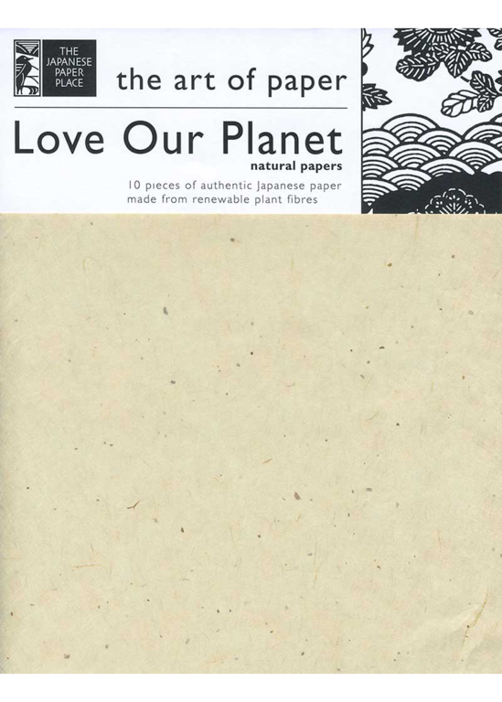 The Japanese Paper Place Love our Planet Pack Gampi Smooth (Salago) 50g  8.5x11” 10pc