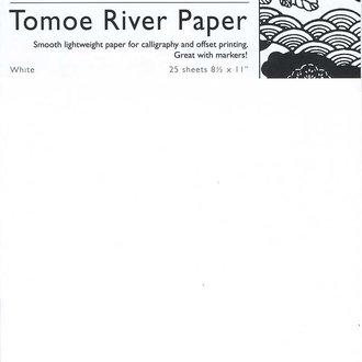 The Japanese Paper Place Tomoe River White (pkg 25)  52g 8.5x11” The Japanese Paper Place Tomoe River White (pkg 25)  52g 8.5x11”