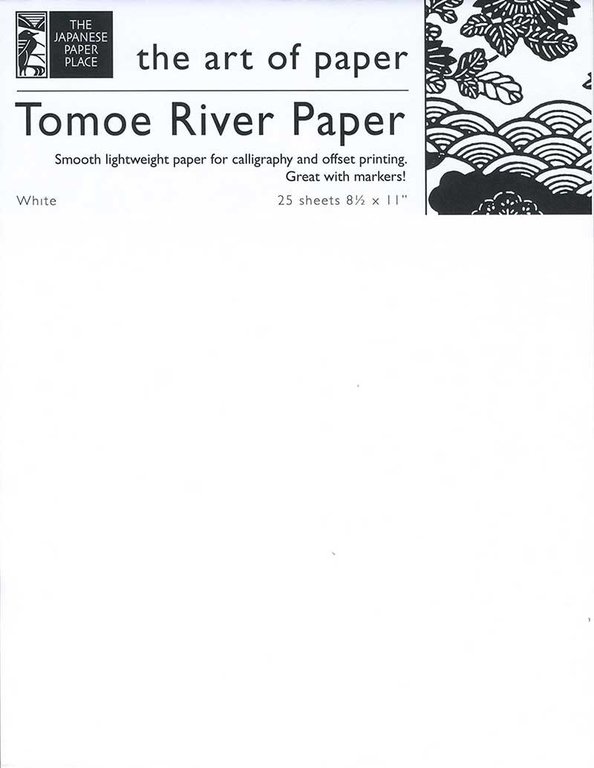 The Japanese Paper Place Tomoe River White (pkg 25)  52g 8.5x11”