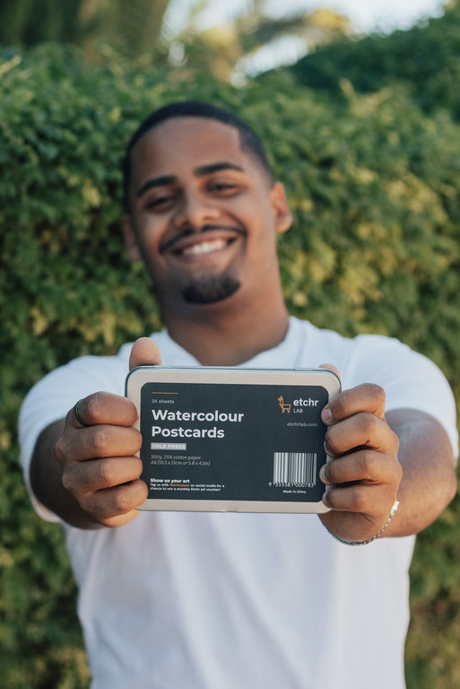 Etchr Lab Etchr Watercolour Postcards A6 - Tin of 24