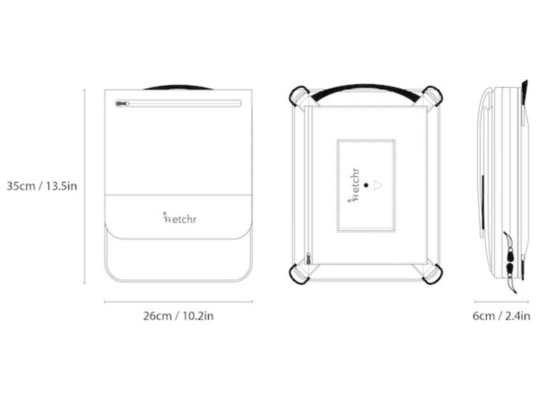 Etchr Lab Etchr Lab Carry Range: Mini Slate Satchel Case
