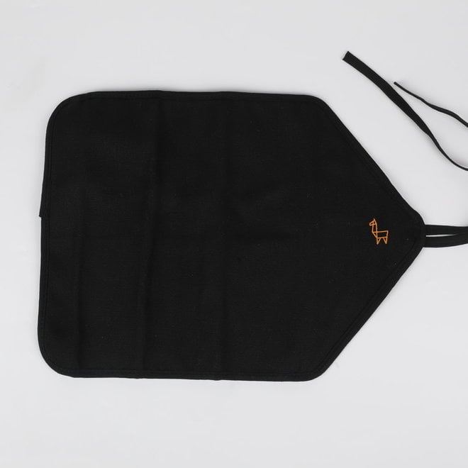 Etchr Roll-Up Brush Pouch - Black