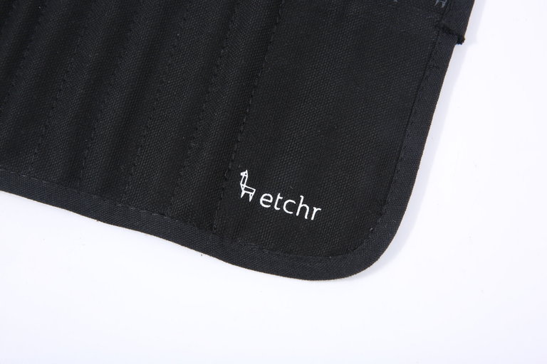Etchr Lab Etchr Roll-up Brush Pouch - Black