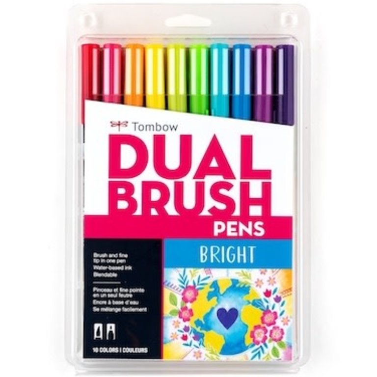 Tombow Tombow Dual Brush Set - 10 - Bright