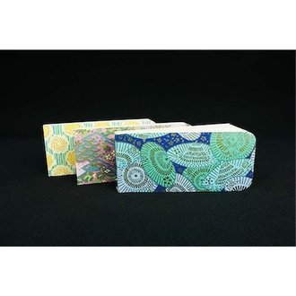 The Japanese Paper Place Chiyogami Cover Mini Landscape Book-  2" x 4.5” The Japanese Paper Place Chiyogami Cover Mini Landscape Book-  2" x 4.5”