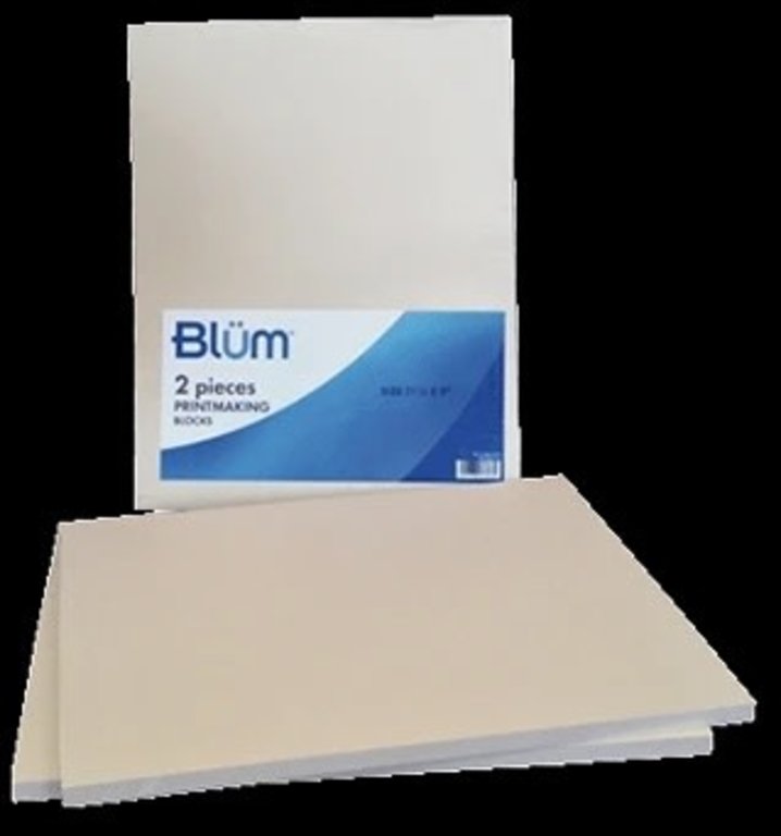 Blum Blum White 4" x 6" Printmaking Block