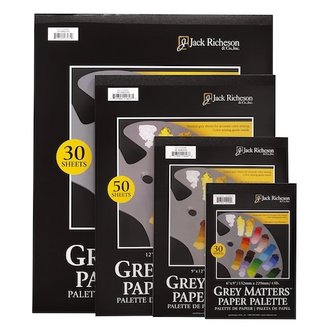 Jack Richeson & Co., Inc Grey Matters Disposable Palette Paper Pad