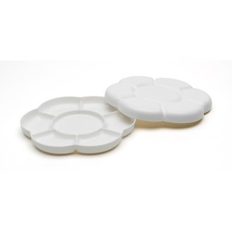 Demco Daisy Shape Plastic Palette with Cover Demco Daisy Shape Plastic Palette with Cover