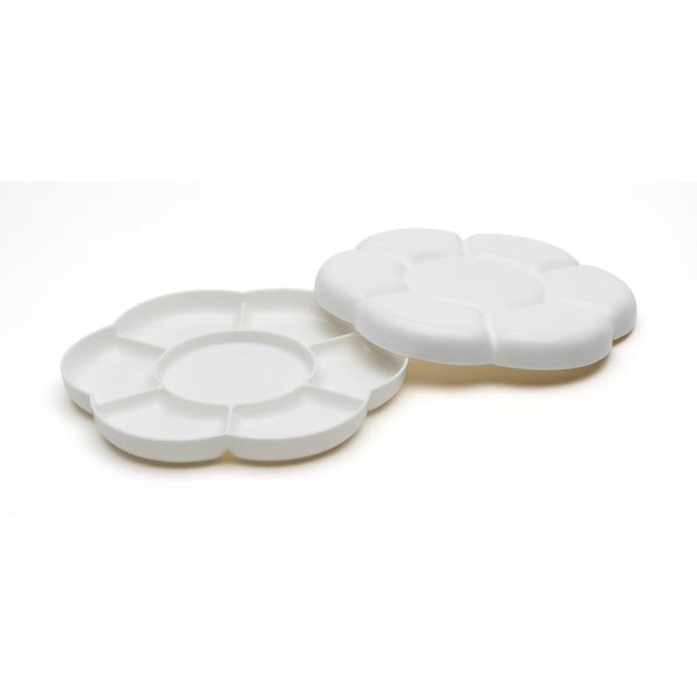 Demco Daisy Shape Plastic Palette with Cover