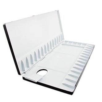 HK Holbein Artist Materials Holbein Aluminum Water Color Palette No. 200 HK Holbein Artist Materials Holbein Aluminum Water Color Palette No. 200