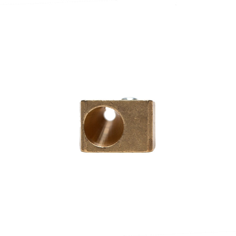 Mobius & Ruppert Brass Wedge Single Hole Sharpener