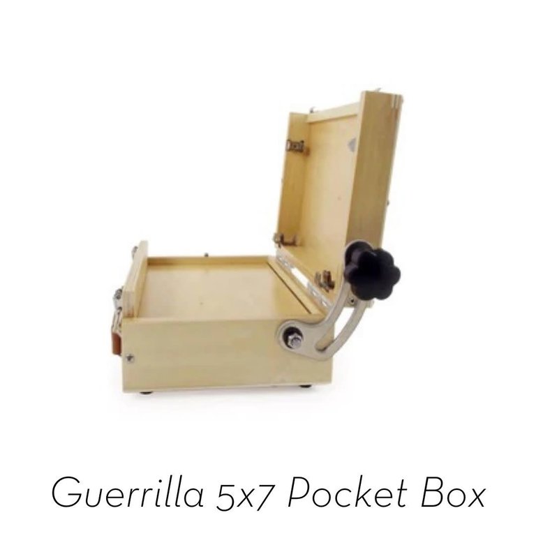 Guerrilla Painter Guerrilla Pochade Box 5x7 Pocket Box V2.0