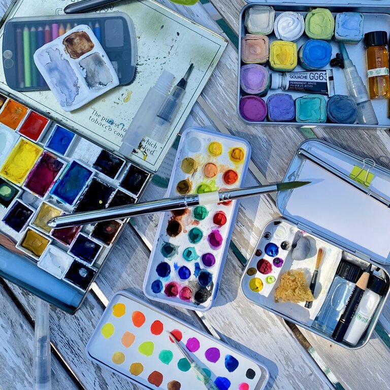 ARTiculations Tiny Tin Series: Make Your Own Travel Watercolour Kit | Saturday June 22, 2:00-5:00pm