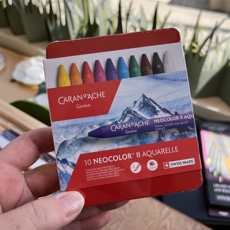 Caran d'Ache Neocolor II - 10 Assorted Colors