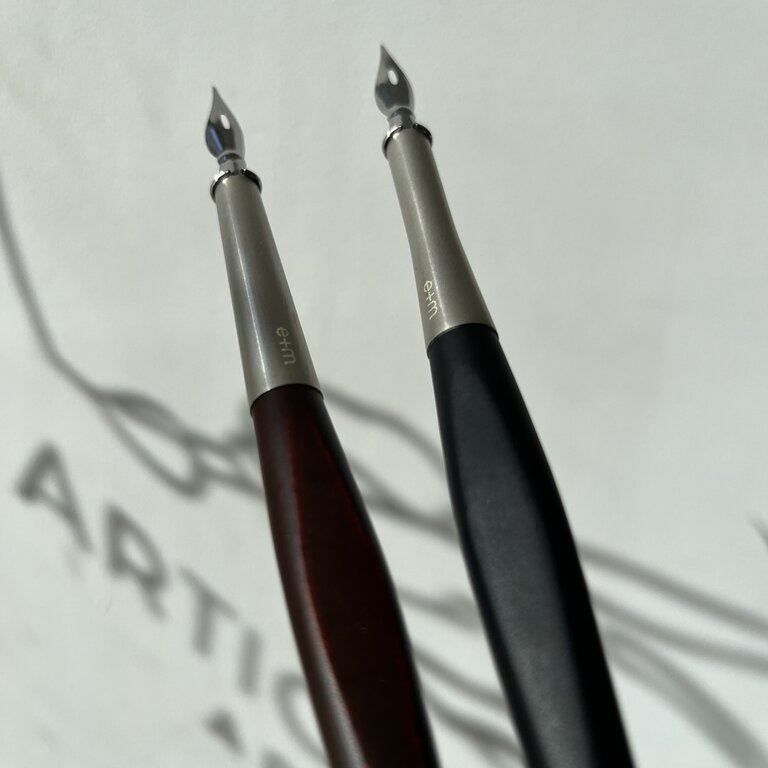 e+m Artist Nib Penholder - Mahogany