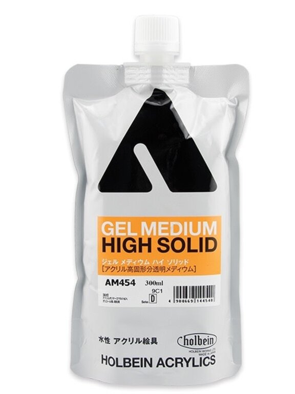 HK Holbein Artist Materials Holbein Gel Medium - High Solid - 300ml