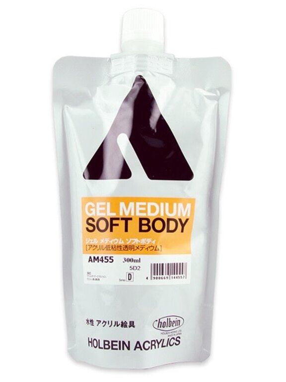 HK Holbein Artist Materials Holbein Gel Medium - Soft Body - 300ml