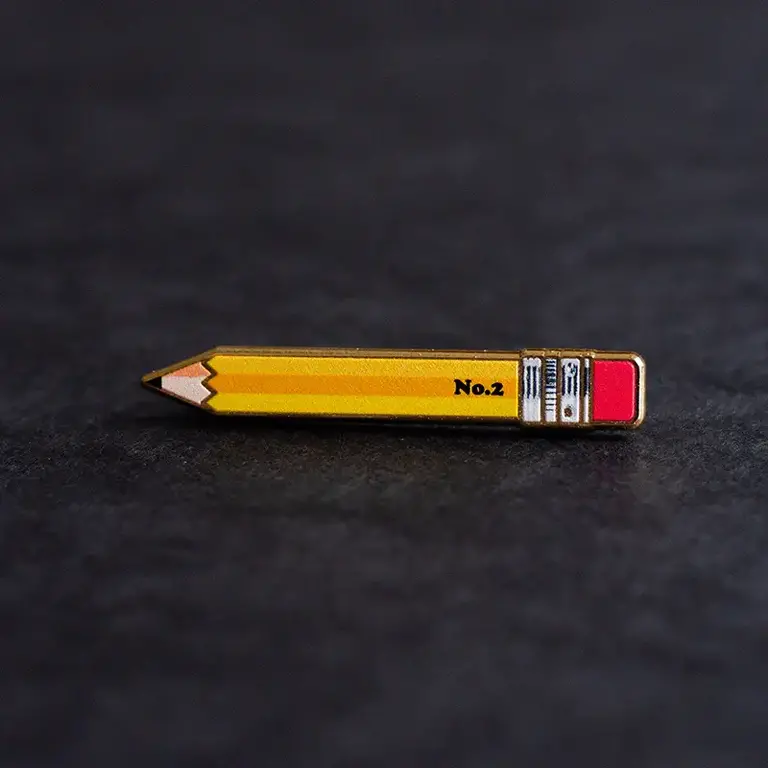 Gray Muse Gray Muse Enamel Pin Yellow Pencil