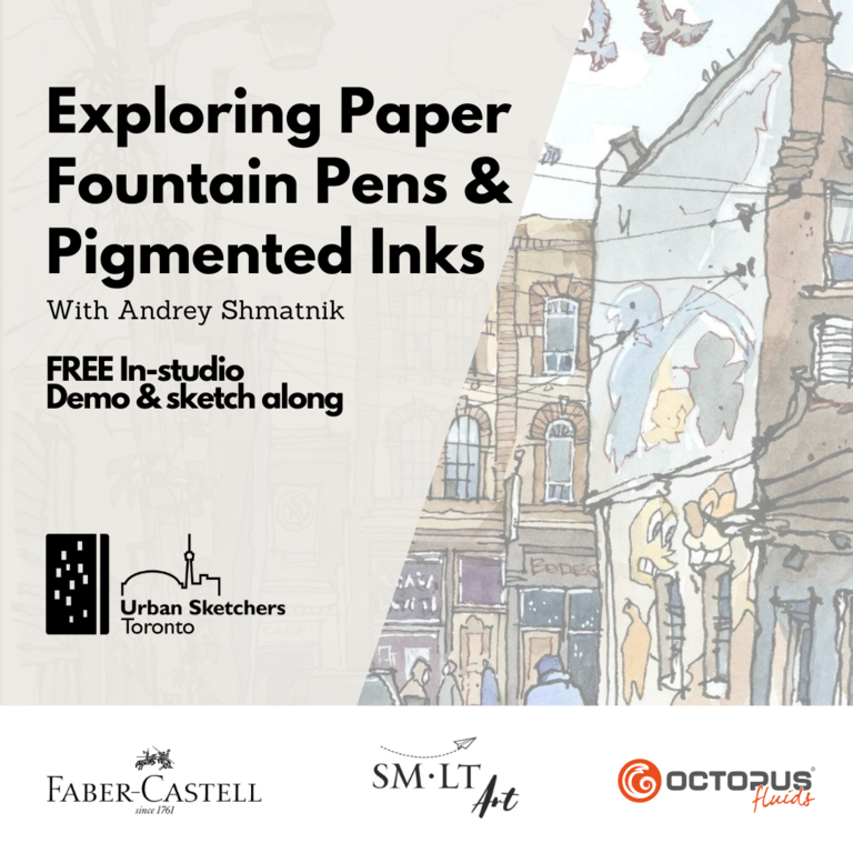 ARTiculations Exploring Paper, Fountain Pens & Pigmented Inks | February 17, 2-5pm, 2024