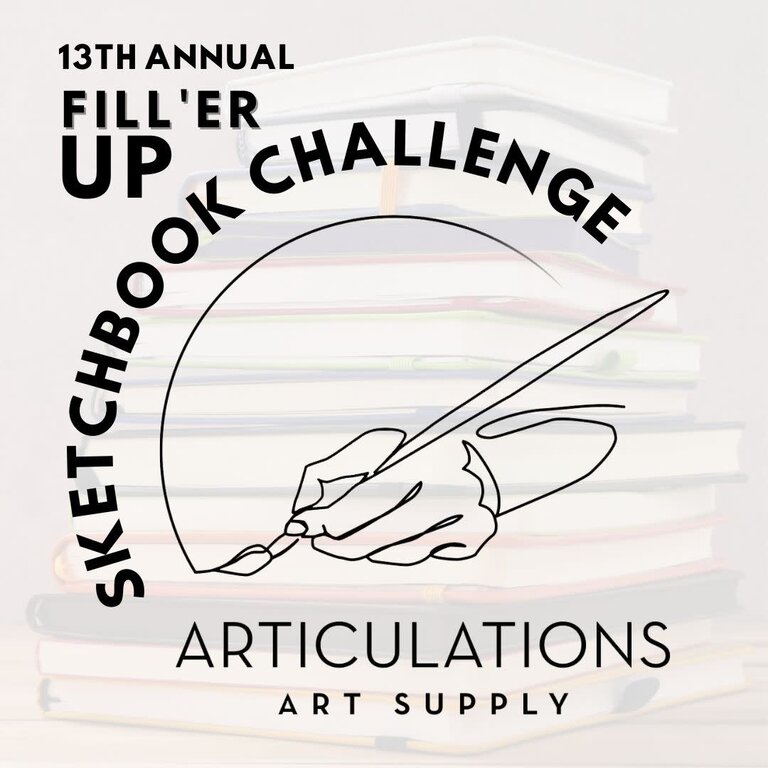 ARTiculations 2024 Fill'er Up Sketchbook Challenge