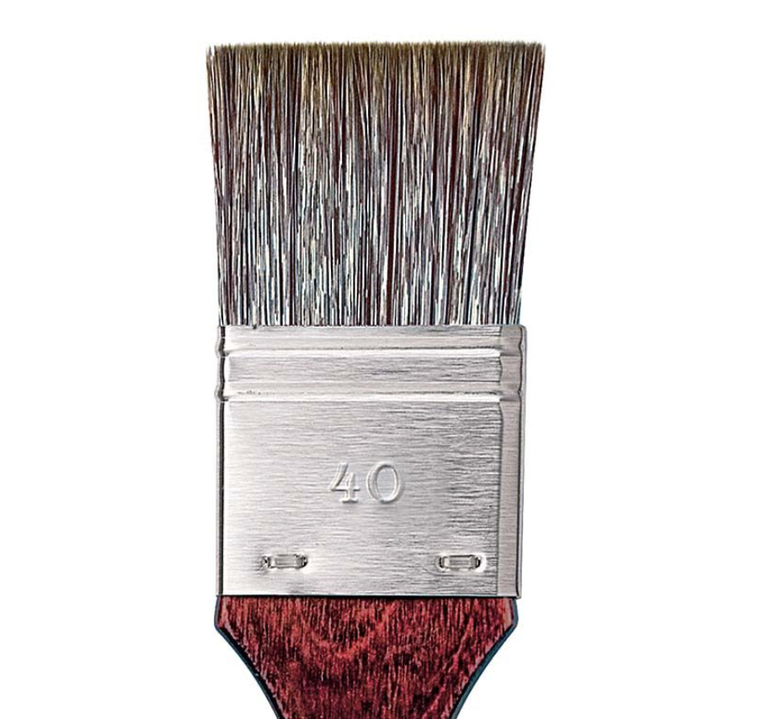 da Vinci Brushes Grigio - Better than Synthetic Mongoose - Mottler 1.5" - Series 5096