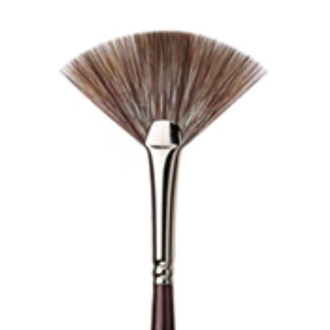 da Vinci Brushes Grigio - Better than Synthetic Mongoose - Fan - Series 495