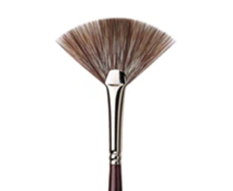 da Vinci Brushes Grigio - Better than Synthetic Mongoose - Fan - Series 495