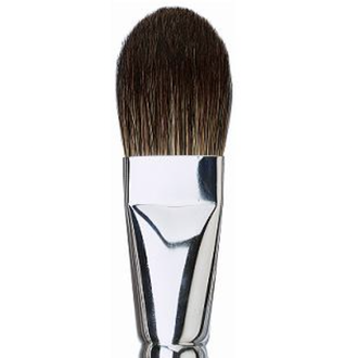 da Vinci Brushes Black Sable (Fitch) Oil Filbert - Series 1845