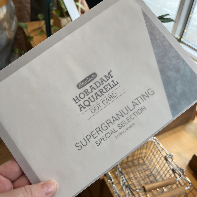 Schmincke Horadam Aquarell Dot Card 24 - Supergranulating