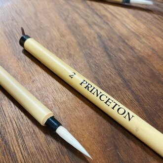 Princeton Artist Brush Co Princeton Bamboo Brush Round Size 2 Princeton Artist Brush Co Princeton Bamboo Brush Round Size 2